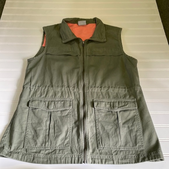 Columbia Army Green Vest - Picture 15 of 16